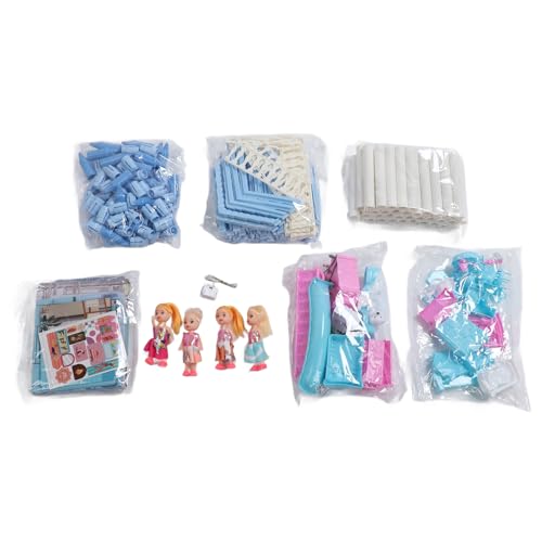 Generic DIY Princess Castle Toy Set, Mädchen Prinzessin Schloss Gebäude Spielzeug Exquisit für Heimspiele Generic DIY Princess Castle Toy Set, Mädchen Prinzessin Schloss Gebäude Spielzeug Exquisit für Heimspiele von Generic