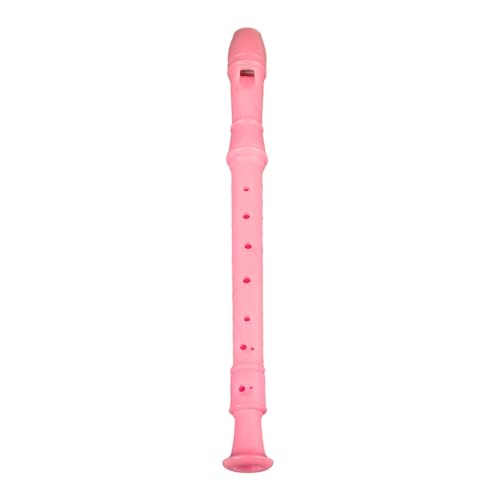 Generic Descant Flauta Recorder ABS -Klarinette für Anfänger mit Kompakter Größe und Leichtem Design, Leicht zu Lernen und zu Spielen (PINK) von Generic