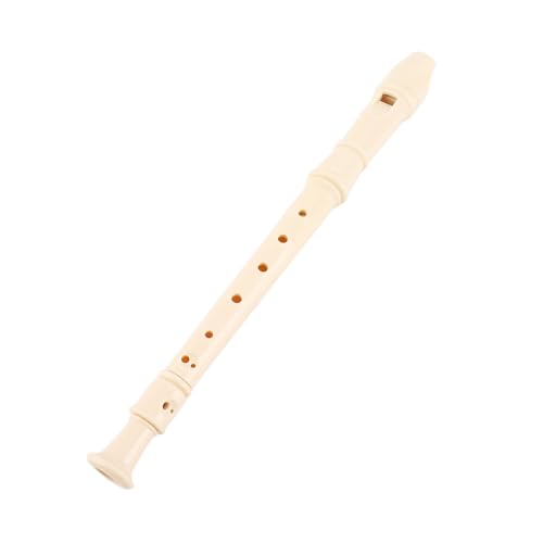 Generic Descant Flauta Recorder ABS -Klarinette für Anfänger mit Kompakter Größe und Leichtem Design, Leicht zu Lernen und zu Spielen (White) von Generic