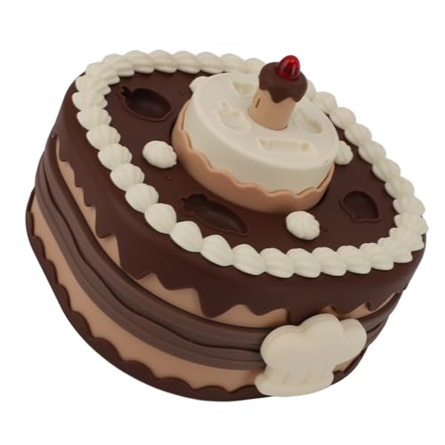 Generic Desserts Maker Farbteig Set, Endlos Lustige Sound Leuchtende Kerze Entzückende Pädagogische Frühe Lernmodellierung Teigspielzeug für für Mädchen (Brown) von Generic