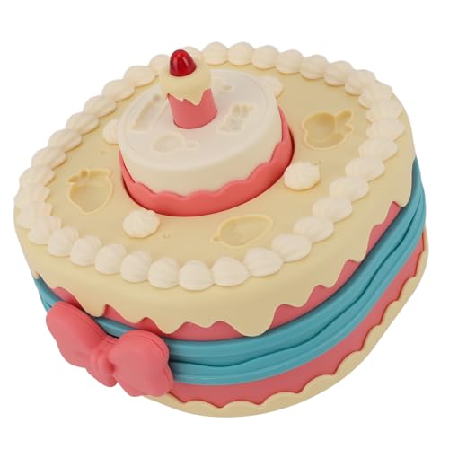 Generic Desserts Maker Farbteig Set, Endlos Lustige Sound Leuchtende Kerze Entzückende Pädagogische Frühe Lernmodellierung Teigspielzeug für für Mädchen (PINK) von Generic