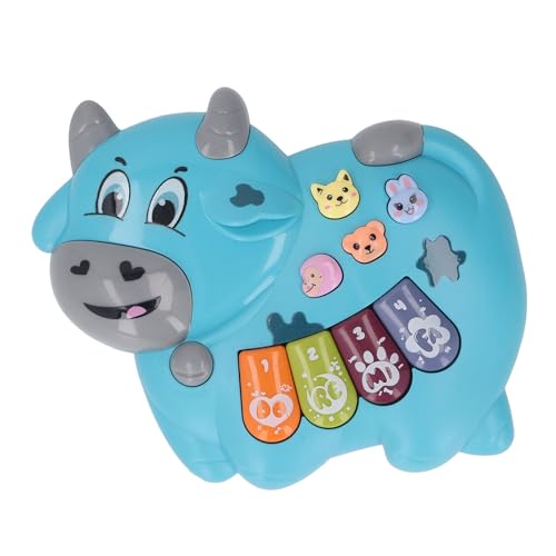 Generic EIN Spielzeug für Babys, Lebendige Interaktive Farben Leichtes Klaviermusikspielzeug Leicht zu Spielen zu Hausereisen (Blue) von Generic