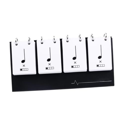 Generic Flash Musikkarten üben Kognitive Praxiskarte Stable Musik Notation Note Trainingskarte für Musikinstrumente, Normale Version von Generic