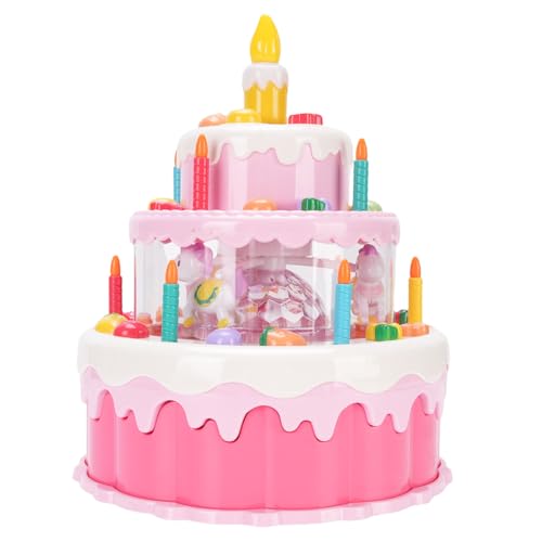 Generic Geburtstagskuchenspielzeug, Musik für Kinderkuchenspielzeug (PINK) von Generic