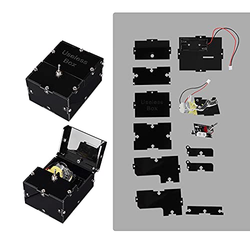 Generic Genericyug4tv6k2c Useless Box Useless Stuff DIY Parts Kit Mini Funny Toy Unique Gifts Useless Box Automatic Box Leave Me Alone Black Generic Genericyug4tv6k2c Useless Box Useless Stuff DIY Parts Kit Mini Funny Toy Unique Gifts Useless Box Automatic Box Leave Me Alone Black von Generic