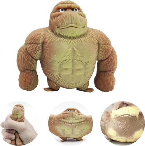 Generic Gorilla-Figur zum Stressabbau, Latexfreies Squeeze-Spielzeug, Anti-Angst-Reizbarkeits-Gorilla-Spielzeug, Geeignet für Big Kid, Adult, Braun, 8.5x8.5x3cm Generic Gorilla-Figur zum Stressabbau, Latexfreies Squeeze-Spielzeug, Anti-Angst-Reizbarkeits-Gorilla-Spielzeug, Geeignet für Big Kid, Adult, Braun, 8.5x8.5x3cm von Generic
