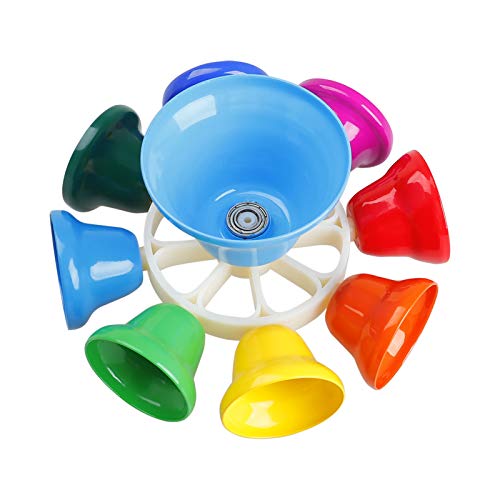 Generic Handglocken, Farbenfrohe Handglocken Set 8 Note Musical Handbells Set mit Knock Stick Early Education Musikinstrumente für Festivals Lehren von Hochzeiten Familienfeiern Generic Handglocken, Farbenfrohe Handglocken Set 8 Note Musical Handbells Set mit Knock Stick Early Education Musikinstrumente für Festivals Lehren von Hochzeiten Familienfeiern von Generic