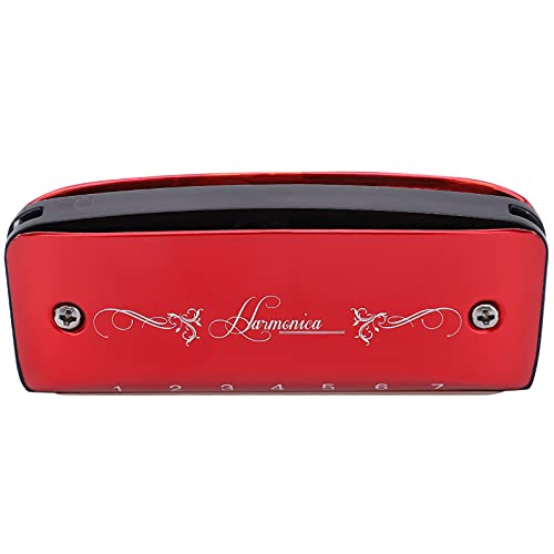 Generic Harmonic Mini, Harmonious 3 X 1 X 0,7in für Performance für Geschenke für Musikliebhaber für Anfänger (Rot) von Generic