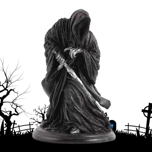 Generic Heiliger Tod Figur | Grim Reaper Dekor | Skelett-Sensenmann-Figur, Gothic-Sensenmann-Figur, Tod-haltende-Sense-Statue, Dunkle-Engel-Skulptur, Sensenmann in schwarzer Robe, POGONJB5DNRA2LSV1 Generic Heiliger Tod Figur | Grim Reaper Dekor | Skelett-Sensenmann-Figur, Gothic-Sensenmann-Figur, Tod-haltende-Sense-Statue, Dunkle-Engel-Skulptur, Sensenmann in schwarzer Robe, POGONJB5DNRA2LSV1 von Generic