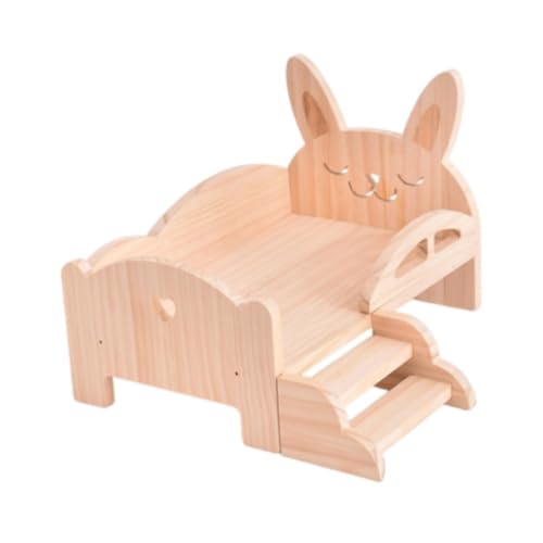 Generic Holz Miniatur Bett Simulation für BJD Puppen, Foto Requisiten, Cartoon Dekoration, Tierform, Puppenzubehör, Holzmöbel, Hase 29x18x12cm Generic Holz Miniatur Bett Simulation für BJD Puppen, Foto Requisiten, Cartoon Dekoration, Tierform, Puppenzubehör, Holzmöbel, Hase 29x18x12cm von Generic