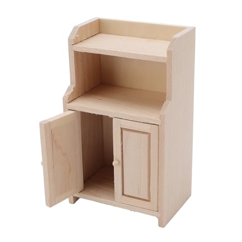 Generic Holzpuppenhaus Garderobe Aufbewahrung Hochsimuliert Vintage Miniaturschrank 1:12 Puppenhaus Generic Holzpuppenhaus Garderobe Aufbewahrung Hochsimuliert Vintage Miniaturschrank 1:12 Puppenhaus von Generic