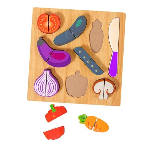 Generic Holzschneidepuzzle für Kinder Im Vorschulalter, Küche, Rollenspiel, Spielzeug, Holzklammer, Kleinkindpuzzle, Geschenk Zum Selbermachen, Gemüse Generic Holzschneidepuzzle für Kinder Im Vorschulalter, Küche, Rollenspiel, Spielzeug, Holzklammer, Kleinkindpuzzle, Geschenk Zum Selbermachen, Gemüse von Generic
