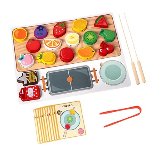 Generic Holzspiel Food Set Play Kitchen Accessoires Kochen Spielzeug DIY Food für Jungen Mädchen , Obstkandierende Haws Generic Holzspiel Food Set Play Kitchen Accessoires Kochen Spielzeug DIY Food für Jungen Mädchen , Obstkandierende Haws von Generic