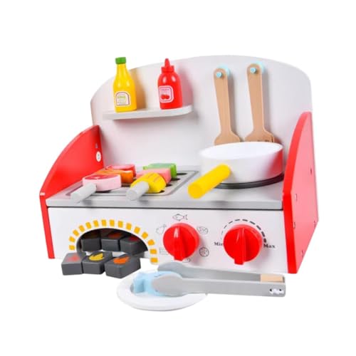 Generic Holzspielzeug Grillset, Lustiges Aus Holz für Jungen, Mädchen, Kindergeburtstagsgeschenke Generic Holzspielzeug Grillset, Lustiges Aus Holz für Jungen, Mädchen, Kindergeburtstagsgeschenke von Generic