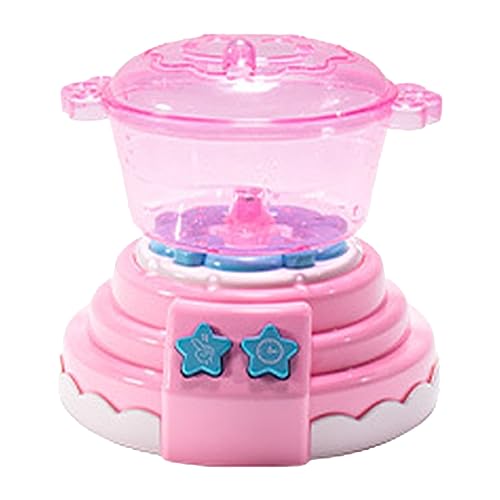 Generic Hot Pot Cooking Spielzeug, DIY Kids Hot Pot Maker Cooking Toys Bildungssimulation mit Klang und Licht für Kleinkind (PINK) von Generic
