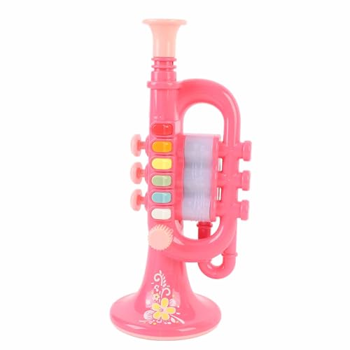 Generic Kindermusikinstrument, Trompeten Spielzeug Entwickeln für Rhythmus Leichtes Gewicht Kultivieren Sie das Interesse für 3 Jahre Alt für zu Hause (Blue) von Generic