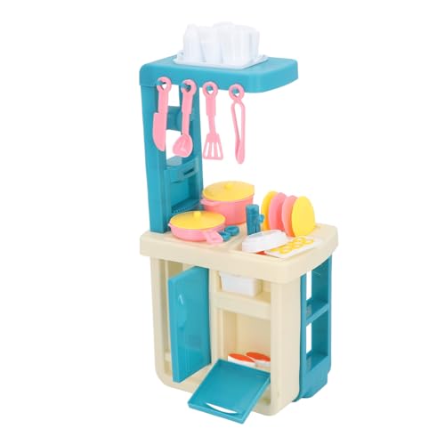 Generic Küchenspiel, 44 -Stück Interaktives Küchenspielzeugspiel, ökologischer, Kultivierter Zusammenarbeit, Praktische Übungen für für Kleine (Blue) von Generic