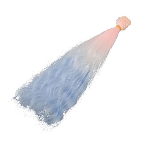 Generic Kugelgelenkpuppenhaarreihe, Kugelgelenkpuppenperücke Leicht zu Reinigen, Weiche Seide Verändert Universeller Rosa Blau -Gradient für Styling (#9-2) von Generic