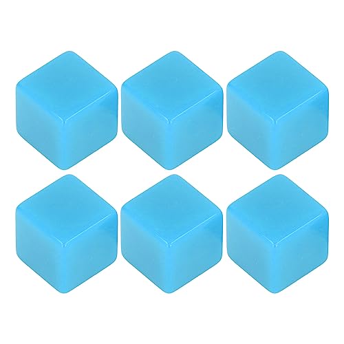 Generic Leere Würfel Set, Hexaedralunterricht Rechtwinkel Verbessert Eltern Kinderbeziehung DIY Blankwürfel Würfel für Klassenzimmer (Blue) von Generic