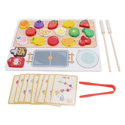 Generic Lernspielzeug-Set aus Holz für Kleinkinder, Obstspieße für die Früherziehung, So Tun, Als Ob Zubehör mit Konserven für Einfache Unterrichtszeiten Generic Lernspielzeug-Set aus Holz für Kleinkinder, Obstspieße für die Früherziehung, So Tun, Als Ob Zubehör mit Konserven für Einfache Unterrichtszeiten von Generic