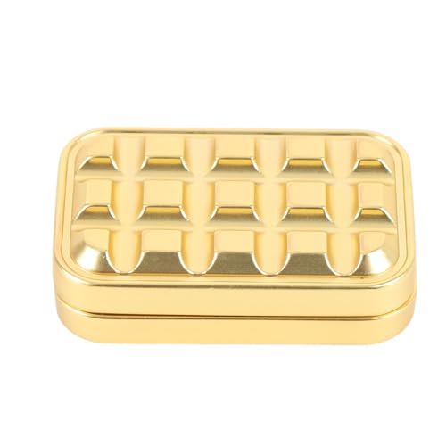 Generic Metallschiebung, 50x25x17mm Metallgleitspielzeug für die Reise (Gold) von Generic