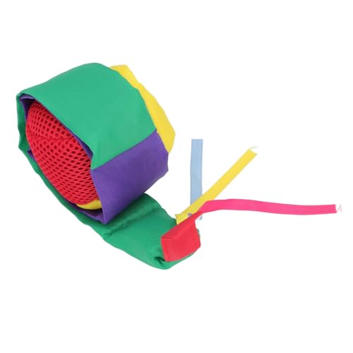 Generic Meteor -Sandbag -Ball, Genähte Safe Catch Tail Ball für Spiel (Gelb lila grün) von Generic
