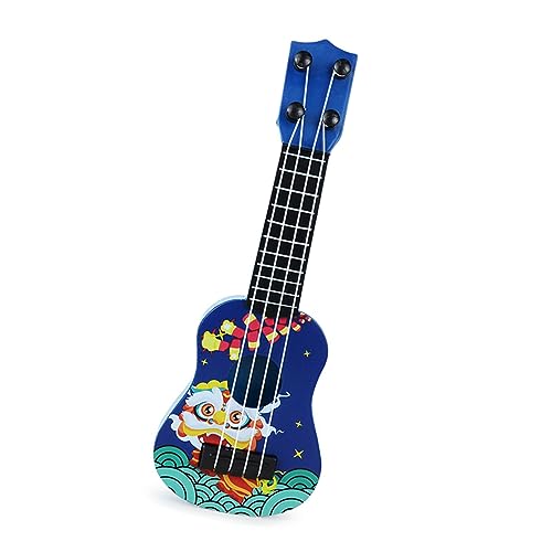Generic Mini Children Ukulele, 4 String Ukulele Toy Easy Operation für Tägliche Unterhaltung (Blue) von Generic