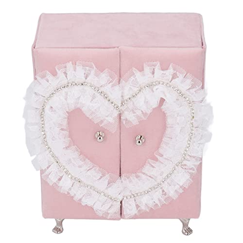 Generic Mini Möbel Schmuckschatulle, Puppenhaus Miniaturgarderobe Rosa Lint - -Steine exquisit für Ohrringe für Kindermädchen Generic Mini Möbel Schmuckschatulle, Puppenhaus Miniaturgarderobe Rosa Lint - -Steine exquisit für Ohrringe für Kindermädchen von Generic