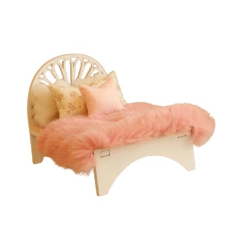 Generic Miniaturbett im Maßstab 1:12 für Puppenhaus, Einzelbett für kreative Szenarien, Weiß Generic Miniaturbett im Maßstab 1:12 für Puppenhaus, Einzelbett für kreative Szenarien, Weiß von Generic