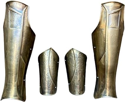 Generic Mittelalterliche Wache Rüstung Spartan Bein Arm Set Stahl Griechisch 300 Ritter Beinschienen Römisch Medium Klar Generic Mittelalterliche Wache Rüstung Spartan Bein Arm Set Stahl Griechisch 300 Ritter Beinschienen Römisch Medium Klar von Generic