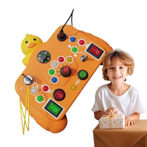 Generic LED-Brett, Kleinkind-Sensortafel,Kleinkind Sensorisches Brettspielzeug - Vorschulspielzeug zur Schulung der Sinneswahrnehmung für Flugzeuge, Klassenzimmer und Spielplätze von Generic