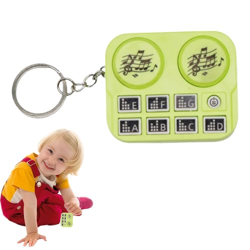 Generic Musikinstrument-Schlüsselanhänger Mit Sound – Musikinstrument-Schlüsselanhänger-Anhänger, Tragbares Instrument-Schlüsselanhänger-Spielzeug | Spielbarer Keyboard-Klavier-Schlüsselanhänger von Generic