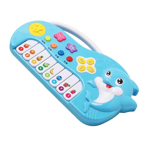 Generic Musikspielzeug, Nicht Giftiges Volumenverstellbares Klavierspielzeugplastik für Kinder Zum Sammeln (Blue) von Generic