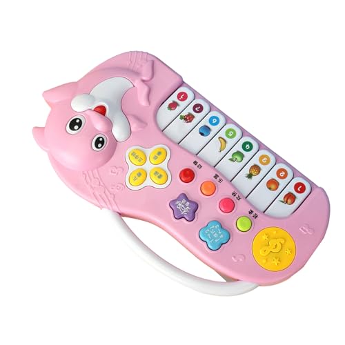 Generic Musikspielzeug, Nicht Giftiges Volumenverstellbares Klavierspielzeugplastik für Kinder Zum Sammeln (PINK) von Generic