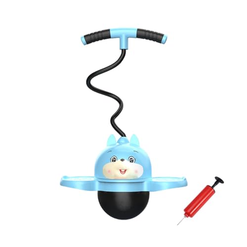 Generic Pogo-Ball für Kinder,Pogo-Hüpfball - Cartoon Flexibler Pogo-Pullover,Verschleißfester Hüpfball mit Luftpumpe für Muskeltraining, niedlicher Pogo-Jumper zur Verbesserung der Koordination von Generic