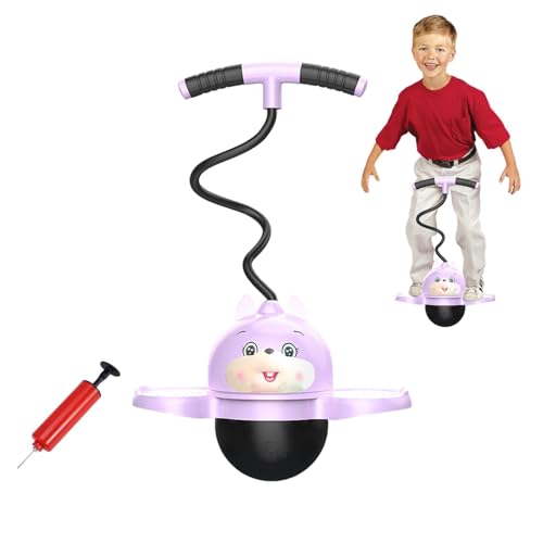 Generic Pogo-Ball mit Griff,Pogo-Jumper mit Griff - Flexibler Pogo-Pullover für Kinder | Niedlicher Pogo-Pullover für Unterhaltung, verschleißfester Hüpfball für das Rumpftraining von Generic