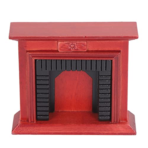 Generic Puppenhaus -Rost, 1:12 Dollhouse Kamin Lebhaftes Design für von Generic
