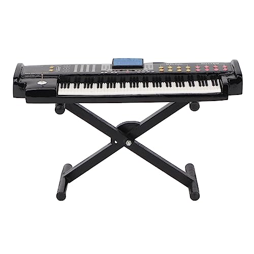 Generic Puppenhauszubehör, Mini Electric Keyboard Musikinstrument Miniatur Elektronischer Organ Home Dekoration von Generic