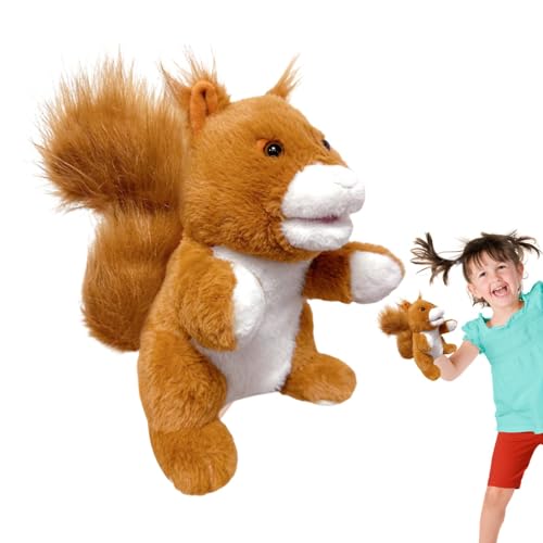 Generic Puppenspielzeug für Kleinkinder, Tierhandpuppen | Plüsch-Cartoon-Puppen für Hände,Interaktives Handspielzeug für Kinder, funktionierende Mundpuppen für Rollenspiele, Unterricht im von Generic