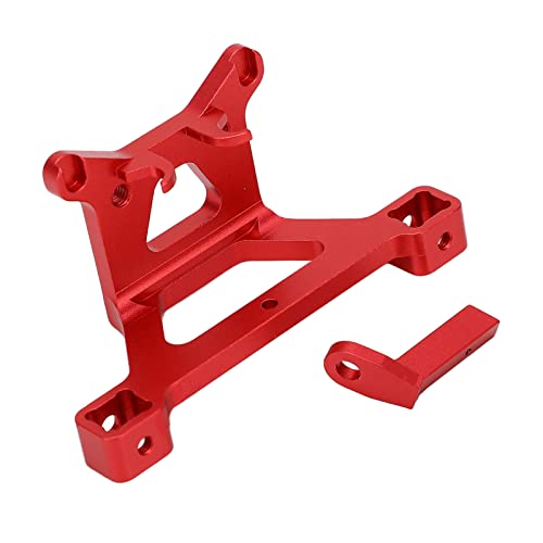 Generic RC Auto Front Bracket Aluminium Legierung Vordere Brücke Handy Haltbarer Ersatz 1/16 RC Auto (Rot) von Generic