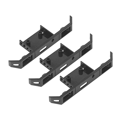 Generic RC -Auto Vordere Stoßstange, Exquisites Aluminium -Aluminium Aluminiumlegierung RC Abrieb des Ersatzstoßers (Black) von Generic
