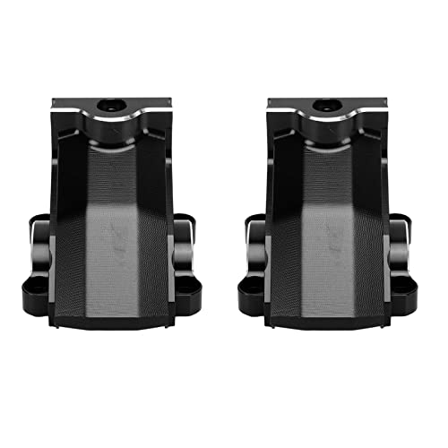 Generic RC Carbox Getriebe Gehäuse, Vordere Heckdifferenzabdeckung Ersatz Hochfestigkeit Leichtgewicht Aluminiumlegierung für RC -Auto (Black) von Generic