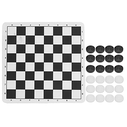 Generic Schachbrett, Checkers Brettspiel Schachsatz Klapperschaftsschachprüfers Entwürfe Zusammenklappbarer Checker für Erwachsene Generic Schachbrett, Checkers Brettspiel Schachsatz Klapperschaftsschachprüfers Entwürfe Zusammenklappbarer Checker für Erwachsene von Generic