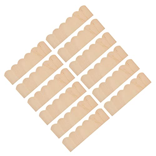 Generic Schindeln, 12pcs Puppenhaus Holzschindeln Mini Fischskala Holzschindeln Dachschindeln Dachschindeln Dekoration Zubehör Generic Schindeln, 12pcs Puppenhaus Holzschindeln Mini Fischskala Holzschindeln Dachschindeln Dachschindeln Dekoration Zubehör von Generic