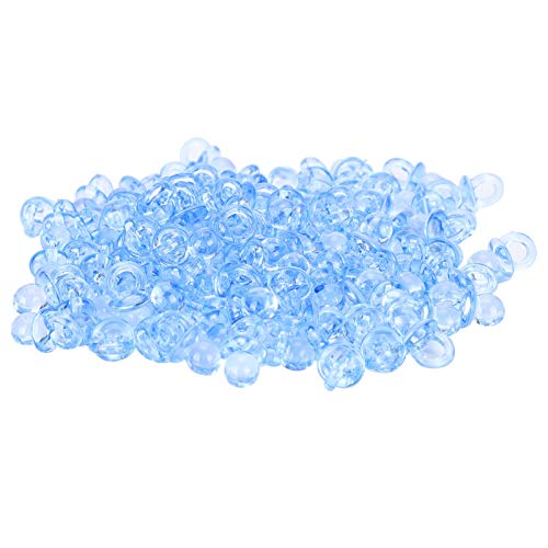 Generic Schnuller, Acryl mit 200 -teiligen Babyparty -Spielen Babyparty Tischdekorationen Zur Dekoration (BLUE) von Generic