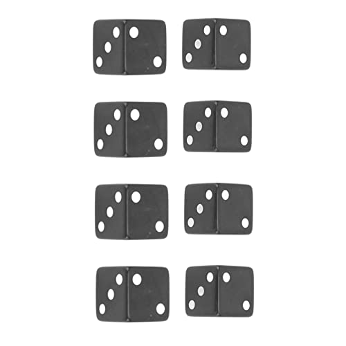 Generic Square Corner Dice, Pädagogische Plastik -Antiskratch 6 -Seiten Würfel für Klassenzimmer (Black) von Generic