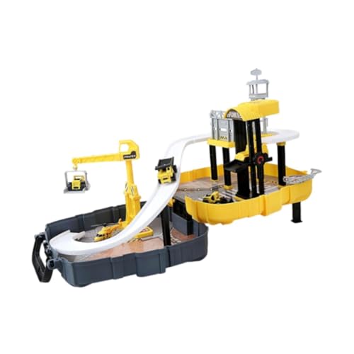 Generic Technik LKW, Fahrzeug, Rennstrecke, Autostrecke, Parkplatz, BAU LKW, Spielzeug für Jungen Und Mädchen, Gelb, 58x28x32cm Generic Technik LKW, Fahrzeug, Rennstrecke, Autostrecke, Parkplatz, BAU LKW, Spielzeug für Jungen Und Mädchen, Gelb, 58x28x32cm von Generic