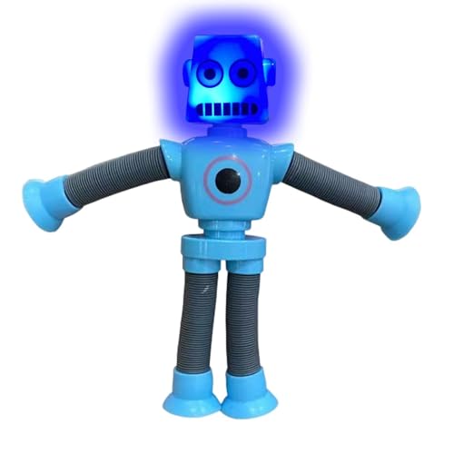 Generic - Teleskop-Saugnapf-Spielzeugroboter | Roboter, die ihre Form ändern, indem sie Arme und Beine ziehen, Lernspielzeug, dehnen und dekomprimieren das Spielzeug von Generic