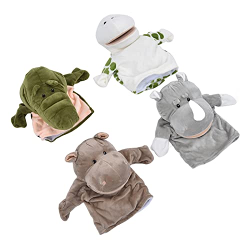 Generic Tierhandpuppen, Kurze Plüsch Flexible Mundhandpuppen 4pcs Weich Generic Tierhandpuppen, Kurze Plüsch Flexible Mundhandpuppen 4pcs Weich von Generic