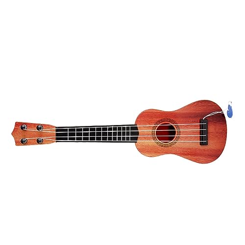 Generic Ukulele -Spielzeug, Kinder Ukulele Tragbar Einfach zu Spielen 4 Saiten für Mädchen (Licht) von Generic